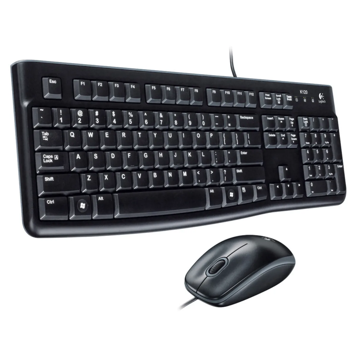 LOGITECH MK120 USB Kablolu, Türkçe Q, Klavye Mouse Set