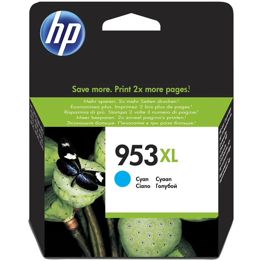 HP 953XL F6U16AE Mavi Orijinal Kartuş